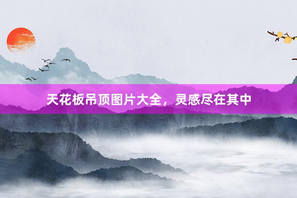 天花板吊顶图片大全，灵感尽在其中
